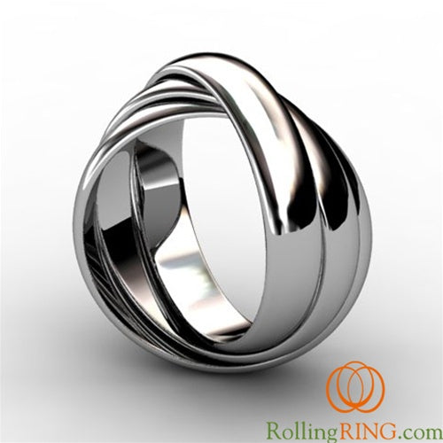 Silver Rolling Rings